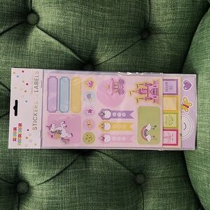 Party Partners Unicorn Stickers and Labels